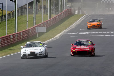 35;55;12-April-2009;1993-Mazda-RX‒7;2002-Mazda-RX‒7;Australia;Bathurst;FOSC;Festival-of-Sporting-Cars;Gerry-Murphy;Marque-and-Production-Sports;Mt-Panorama;NSW;New-South-Wales;Sam-Silvestro;auto;motorsport;racing;super-telephoto