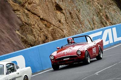 140;12-April-2009;1960-Sunbeam-Alpine;36340H;Australia;Bathurst;FOSC;Festival-of-Sporting-Cars;Guy-Thomson;Mt-Panorama;NSW;New-South-Wales;Regularity;auto;motorsport;racing;super-telephoto