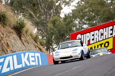 777;12-April-2009;1991-Mazda-MX‒5;Australia;Bathurst;FOSC;Festival-of-Sporting-Cars;Marque-and-Production-Sports;Mazda-MX‒5;Mazda-MX5;Mazda-Miata;Michael-Hall;Mt-Panorama;NSW;New-South-Wales;auto;motorsport;racing;super-telephoto