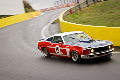 15;12-April-2009;1969-Ford-Mustang;Australia;Bathurst;Darryl-Hansen;FOSC;Festival-of-Sporting-Cars;Historic-Touring-Cars;Mt-Panorama;NSW;New-South-Wales;auto;classic;motion-blur;motorsport;racing;telephoto;vintage