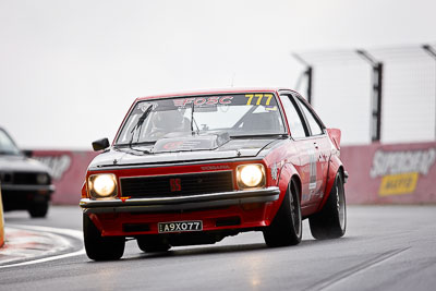 777;12-April-2009;1977-Holden-Torana-A9X-Hatch;A9X077;Australia;Bathurst;FOSC;Festival-of-Sporting-Cars;Mt-Panorama;NSW;New-South-Wales;Regularity;Richard-Fricker;auto;motorsport;racing;super-telephoto