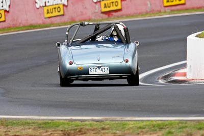 63;12-April-2009;1953-Austin-Healey-1004;Australia;Bathurst;Damian-Moloney;FOSC;Festival-of-Sporting-Cars;Historic-Sports-Cars;Mt-Panorama;NSW;New-South-Wales;RFE437;auto;classic;motorsport;racing;super-telephoto;vintage