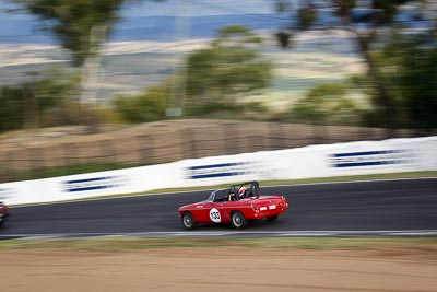 133;12-April-2009;1965-MGB-Roadster;35449H;Australia;Bathurst;FOSC;Festival-of-Sporting-Cars;Mt-Panorama;NSW;New-South-Wales;Regularity;Richard-Watts;auto;motion-blur;motorsport;racing;telephoto