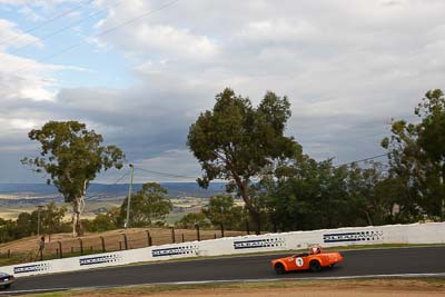 7;12-April-2009;1964-Austin-Healey-Sprite;Australia;Bathurst;FOSC;Festival-of-Sporting-Cars;Graham-Phillips;Mt-Panorama;NSW;New-South-Wales;Regularity;auto;clouds;motorsport;racing;sky;wide-angle