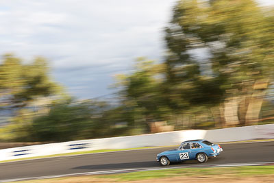23;12-April-2009;1968-MGC-GT;ACG57P;Australia;Bathurst;FOSC;Festival-of-Sporting-Cars;Henry-Stratton;Mt-Panorama;NSW;New-South-Wales;Regularity;auto;motion-blur;motorsport;racing;wide-angle