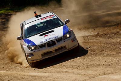 0;9-May-2009;APRC;Asia-Pacific-Rally-Championship;Australia;Chris-Atkinson;IROQ;Imbil;International-Rally-Of-Queensland;QLD;Queensland;Rally-Queensland;Subaru-Impreza-WRX-STI;Sunshine-Coast;auto;dirt;dust;motorsport;racing;safety-car;special-stage;telephoto