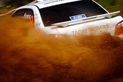 9;9-May-2009;APRC;Asia-Pacific-Rally-Championship;Australia;Chris-Murphy;Eli-Evans;IROQ;Imbil;International-Rally-Of-Queensland;QLD;Queensland;Rally-Queensland;Subaru-Impreza-WRX-STI;Sunshine-Coast;auto;dirt;dust;motion-blur;motorsport;racing;special-stage;telephoto