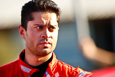 9-May-2009;APRC;Asia-Pacific-Rally-Championship;Australia;Gaurav-Gill;IROQ;Imbil;Imbil-Showgrounds;International-Rally-Of-Queensland;QLD;Queensland;Rally-Queensland;Sunshine-Coast;afternoon;auto;driver;motorsport;person;portrait;racing;service-centre;service-park;showgrounds;super-telephoto