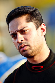 9-May-2009;APRC;Asia-Pacific-Rally-Championship;Australia;Gaurav-Gill;IROQ;Imbil;Imbil-Showgrounds;International-Rally-Of-Queensland;QLD;Queensland;Rally-Queensland;Sunshine-Coast;afternoon;auto;driver;motorsport;person;portrait;racing;service-centre;service-park;showgrounds;super-telephoto