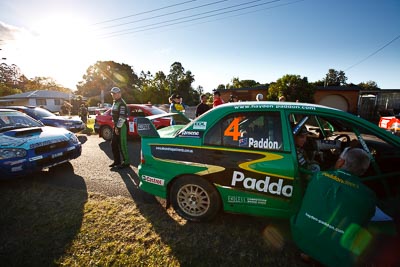 4;9-May-2009;APRC;Asia-Pacific-Rally-Championship;Australia;Evo-9;Hayden-Paddon;IROQ;Imbil;Imbil-Showgrounds;International-Rally-Of-Queensland;John-Kennard;Mitsubishi-Lancer;Mitsubishi-Lancer-Evolution-IX;QLD;Queensland;Rally-Queensland;Sunshine-Coast;Team-Green-NZ;afternoon;auto;motorsport;persons;racing;service;service-centre;service-park;showgrounds;sky;sun;wide-angle