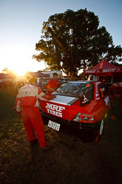 2;9-May-2009;APRC;Asia-Pacific-Rally-Championship;Australia;Evo-9;IROQ;Imbil;Imbil-Showgrounds;International-Rally-Of-Queensland;Katsu-Taguchi;MRF-Tyres;Mark-Stacey;Mitsubishi-Lancer;Mitsubishi-Lancer-Evolution-IX;QLD;Queensland;Rally-Queensland;Sunshine-Coast;Team-MRF;auto;crew;motorsport;persons;racing;service;service-centre;service-park;showgrounds;sky;sun;team;wide-angle