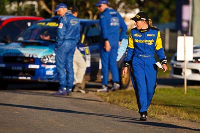 10-May-2009;APRC;Asia-Pacific-Rally-Championship;Australia;IROQ;Imbil;Imbil-Showgrounds;International-Rally-Of-Queensland;QLD;Queensland;Rally-Queensland;Rhianon-Smyth;Sunshine-Coast;auto;co‒driver;morning;motorsport;person;portrait;racing;showgrounds;super-telephoto