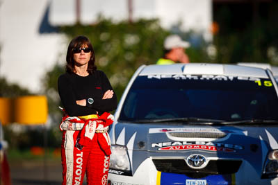 10-May-2009;APRC;Asia-Pacific-Rally-Championship;Australia;Coral-Taylor;IROQ;Imbil;Imbil-Showgrounds;International-Rally-Of-Queensland;QLD;Queensland;Rally-Queensland;Sunshine-Coast;auto;co‒driver;morning;motorsport;person;portrait;racing;showgrounds;super-telephoto