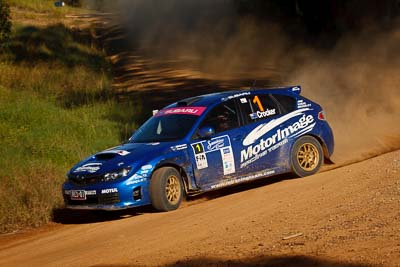 1;10-May-2009;APRC;Asia-Pacific-Rally-Championship;Australia;Ben-Atkinson;Cody-Crocker;IROQ;Imbil;International-Rally-Of-Queensland;Motor-Image-Racing;QLD;Queensland;Rally-Queensland;Sunshine-Coast;auto;motorsport;racing;special-stage;telephoto