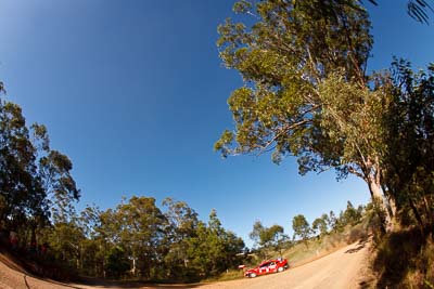 3;10-May-2009;APRC;Asia-Pacific-Rally-Championship;Australia;Evo-9;Gaurav-Gill;Glenn-Macneall;IROQ;Imbil;International-Rally-Of-Queensland;MRF-Tyres;Mitsubishi-Lancer;Mitsubishi-Lancer-Evolution-IX;QLD;Queensland;Rally-Queensland;Sunshine-Coast;Team-MRF;auto;fisheye;motorsport;racing;sky;special-stage;view