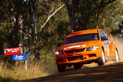 14;10-May-2009;APRC;Asia-Pacific-Rally-Championship;Australia;Evo-9;IROQ;Imbil;International-Rally-Of-Queensland;Mitsubishi-Lancer;Mitsubishi-Lancer-Evolution-IX;QLD;Queensland;Rally-Queensland;Reece-Jones-Rallysport;Rui-Wang;Song-Xiao;Sunshine-Coast;auto;motorsport;racing;special-stage;telephoto