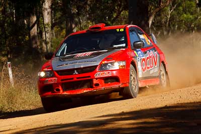 18;10-May-2009;ARC;Activ-Rallysport;Australia;Australian-Rally-Championship;Evo-9;IROQ;Imbil;International-Rally-Of-Queensland;Justin-Dowel;Matt-Lee;Mitsubishi-Lancer;Mitsubishi-Lancer-Evolution-IX;QLD;Queensland;Rally-Queensland;Sunshine-Coast;auto;motorsport;racing;special-stage;telephoto