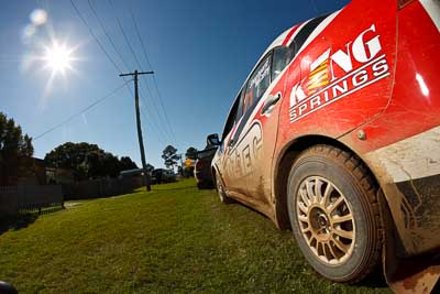 21;10-May-2009;ARC;Australia;Australian-Rally-Championship;Evo-10;IROQ;Imbil;Imbil-Showgrounds;International-Rally-Of-Queensland;John-McCarthy;Mitsubishi-Lancer;Mitsubishi-Lancer-Evolution-X;QLD;Queensland;Rally-Queensland;Steven-Shepheard;Sunshine-Coast;auto;fisheye;motorsport;racing;showgrounds;sky;sun