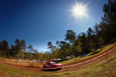 3;10-May-2009;APRC;Asia-Pacific-Rally-Championship;Australia;Evo-9;Gaurav-Gill;Glenn-Macneall;IROQ;Imbil;Imbil-Showgrounds;International-Rally-Of-Queensland;MRF-Tyres;Mitsubishi-Lancer;Mitsubishi-Lancer-Evolution-IX;QLD;Queensland;Rally-Queensland;Sunshine-Coast;Team-MRF;auto;fisheye;motion-blur;motorsport;racing;showgrounds;sky;special-stage;speed;sun;view