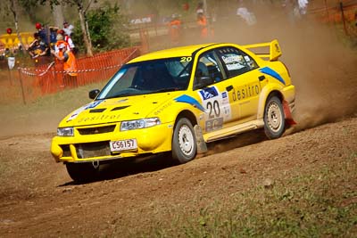 20;10-May-2009;ARC;Australia;Australian-Rally-Championship;Craig-Lee;Evo-6;IROQ;Imbil;Imbil-Showgrounds;International-Rally-Of-Queensland;John-Goasdoue;Mitsubishi-Lancer;Mitsubishi-Lancer-Evolution-VI;QLD;Queensland;Rally-Queensland;Sunshine-Coast;auto;motorsport;racing;showgrounds;special-stage;telephoto