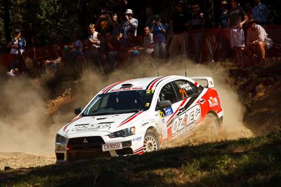 21;10-May-2009;ARC;Australia;Australian-Rally-Championship;Evo-10;IROQ;Imbil;Imbil-Showgrounds;International-Rally-Of-Queensland;John-McCarthy;Mitsubishi-Lancer;Mitsubishi-Lancer-Evolution-X;QLD;Queensland;Rally-Queensland;Steven-Shepheard;Sunshine-Coast;auto;dirt;dust;gravel;motorsport;racing;showgrounds;special-stage;telephoto