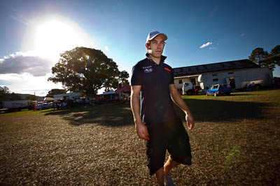 10-May-2009;APRC;Asia-Pacific-Rally-Championship;Australia;Chris-Atkinson;IROQ;Imbil;Imbil-Showgrounds;International-Rally-Of-Queensland;QLD;Queensland;Rally-Queensland;Sunshine-Coast;auto;driver;motorsport;person;portrait;racing;service;service-centre;service-park;showgrounds;sun;walking;wide-angle