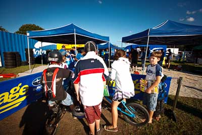 10-May-2009;APRC;Asia-Pacific-Rally-Championship;Australia;IROQ;Imbil;Imbil-Showgrounds;International-Rally-Of-Queensland;QLD;Queensland;Rally-Queensland;Sunshine-Coast;auto;children;fans;kids;motorsport;people;persons;racing;service;service-park;showgrounds;spectators;wide-angle