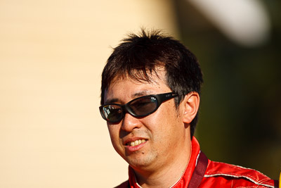 10-May-2009;APRC;Asia-Pacific-Rally-Championship;Australia;IROQ;Imbil;Imbil-Showgrounds;International-Rally-Of-Queensland;Katsu-Taguchi;QLD;Queensland;Rally-Queensland;Sunshine-Coast;auto;celebration;driver;motorsport;official-finish;person;podium;portrait;racing;showgrounds;super-telephoto