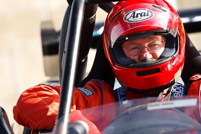 6-June-2009;Australia;Brian-Ferrabee;Morgan-Park-Raceway;QLD;Queensland;Warwick;atmosphere;auto;driver;helmet;motorsport;paddock;portrait;racing;super-telephoto