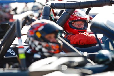 6-June-2009;Australia;Brian-Ferrabee;Morgan-Park-Raceway;QLD;Queensland;Warwick;atmosphere;auto;driver;helmet;motorsport;paddock;portrait;racing;super-telephoto