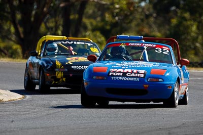 32;6-June-2009;Australia;Mazda-MX‒5;Mazda-MX5;Mazda-Miata;Mike-Calcutt;Morgan-Park-Raceway;QLD;Queensland;Regularity;Warwick;auto;motorsport;racing;super-telephoto