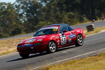 58;6-June-2009;Australia;Kim-Harley;Mazda-MX‒5;Mazda-MX5;Mazda-Miata;Morgan-Park-Raceway;QLD;Queensland;Regularity;Warwick;auto;motorsport;racing;telephoto