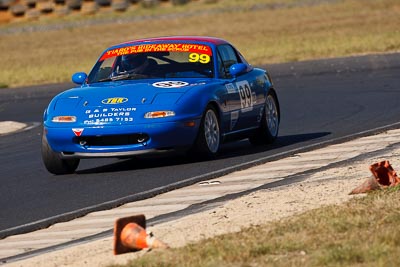 99;6-June-2009;Australia;Group-2A;Group-2B;Kevin-Brown;Mazda-MX‒5;Mazda-MX5;Mazda-Miata;Morgan-Park-Raceway;QLD;Queensland;Warwick;auto;motorsport;racing;super-telephoto