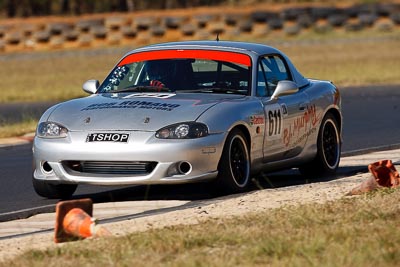 611;6-June-2009;Australia;Chris-Romano;Group-2A;Group-2B;Mazda-MX‒5;Mazda-MX‒5-SP;Mazda-MX5;Mazda-Miata;Morgan-Park-Raceway;QLD;Queensland;Warwick;auto;motorsport;racing;super-telephoto