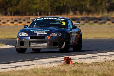 2;6-June-2009;Australia;Brian-Anderson;Group-2A;Group-2B;Mazda-MX‒5;Mazda-MX5;Mazda-Miata;Morgan-Park-Raceway;QLD;Queensland;Warwick;auto;motorsport;racing;super-telephoto