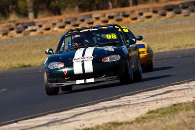 98;6-June-2009;Australia;Group-2A;Group-2B;Mazda-MX‒5;Mazda-MX5;Mazda-Miata;Morgan-Park-Raceway;Nick-Martinenko;QLD;Queensland;Warwick;auto;motorsport;racing;super-telephoto