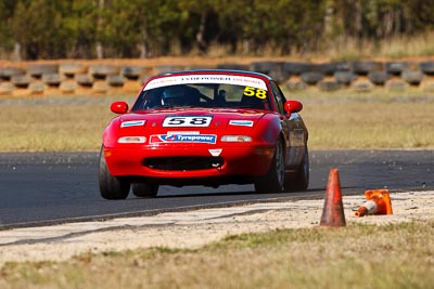 58;6-June-2009;Australia;Group-2F;Mazda-MX‒5;Mazda-MX5;Mazda-Miata;Morgan-Park-Raceway;QLD;Queensland;Sarah-Harley;Warwick;auto;motorsport;racing;super-telephoto