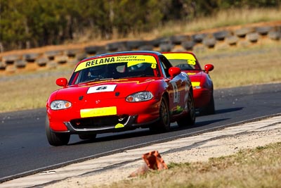 8;6-June-2009;Australia;David-Gainer;Group-2F;Mazda-MX‒5;Mazda-MX5;Mazda-Miata;Morgan-Park-Raceway;QLD;Queensland;Warwick;auto;motorsport;racing;super-telephoto
