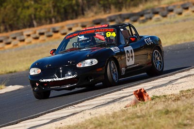 94;6-June-2009;Ashley-Miller;Australia;Group-2F;Mazda-MX‒5;Mazda-MX5;Mazda-Miata;Morgan-Park-Raceway;QLD;Queensland;Warwick;auto;motorsport;racing;super-telephoto