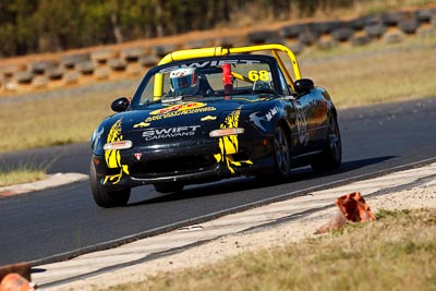 68;6-June-2009;Australia;Greg-Quince;Group-2F;Mazda-MX‒5;Mazda-MX5;Mazda-Miata;Morgan-Park-Raceway;QLD;Queensland;Warwick;auto;motorsport;racing;super-telephoto