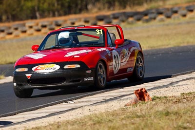 31;6-June-2009;Australia;Group-2F;Mark-Sperling;Mazda-MX‒5;Mazda-MX5;Mazda-Miata;Morgan-Park-Raceway;QLD;Queensland;Warwick;auto;motorsport;racing;super-telephoto