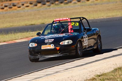 23;6-June-2009;Andrew-Thomas;Australia;Group-2F;Mazda-MX‒5;Mazda-MX5;Mazda-Miata;Morgan-Park-Raceway;QLD;Queensland;Warwick;auto;motorsport;racing;super-telephoto