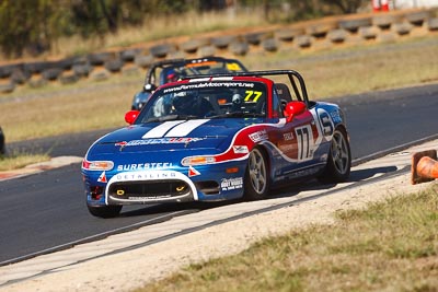 77;6-June-2009;Australia;Group-2F;Mazda-MX‒5;Mazda-MX5;Mazda-Miata;Morgan-Park-Raceway;Paul-McLeod;QLD;Queensland;Warwick;auto;motorsport;racing;super-telephoto