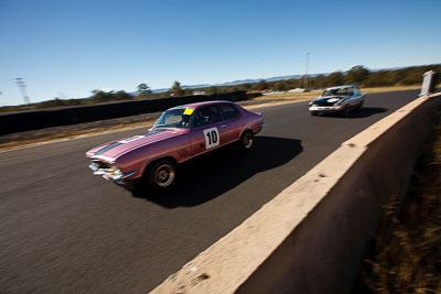 10;6-June-2009;Australia;Gary-Michael;Group-N;Historic-Touring-Cars;Holden-Torana-XU‒1;Morgan-Park-Raceway;QLD;Queensland;Warwick;auto;classic;historic;motorsport;racing;sky;vintage;wide-angle