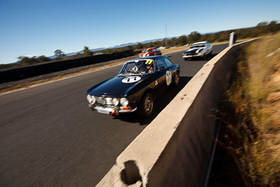 77;6-June-2009;Alfa-Romeo-GTV-2000;Australia;Group-N;Historic-Touring-Cars;John-Wishart;Morgan-Park-Raceway;QLD;Queensland;Warwick;auto;classic;historic;motorsport;racing;sky;vintage;wide-angle