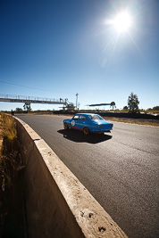 7;6-June-2009;Australia;Bob-Heagerty;Group-N;Historic-Touring-Cars;Mazda-RX‒2;Morgan-Park-Raceway;QLD;Queensland;Warwick;auto;classic;historic;motorsport;racing;sky;sun;vintage;wide-angle