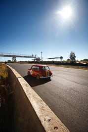 20;6-June-2009;Australia;Greg-Wakefield;Group-N;Historic-Touring-Cars;Morgan-Park-Raceway;Morris-Cooper-S;QLD;Queensland;Warwick;auto;classic;historic;motorsport;racing;sky;sun;vintage;wide-angle