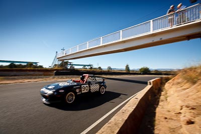 90;6-June-2009;Australia;Mazda-MX‒5;Mazda-MX5;Mazda-Miata;Morgan-Park-Raceway;QLD;Queensland;Regularity;Stuart-Douglas;Warwick;auto;motorsport;racing;sky;wide-angle