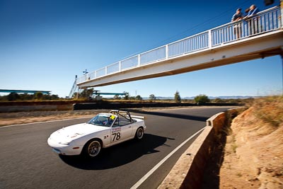 78;6-June-2009;Australia;Mazda-MX‒5;Mazda-MX5;Mazda-Miata;Morgan-Park-Raceway;QLD;Queensland;Regularity;Tony-Steenberg;Warwick;auto;motorsport;racing;sky;wide-angle