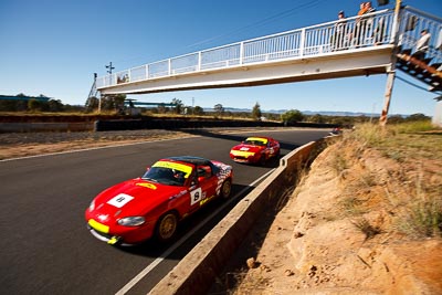 8;6-June-2009;Australia;David-Gainer;Group-2F;Mazda-MX‒5;Mazda-MX5;Mazda-Miata;Morgan-Park-Raceway;QLD;Queensland;Warwick;auto;motorsport;racing;sky;wide-angle